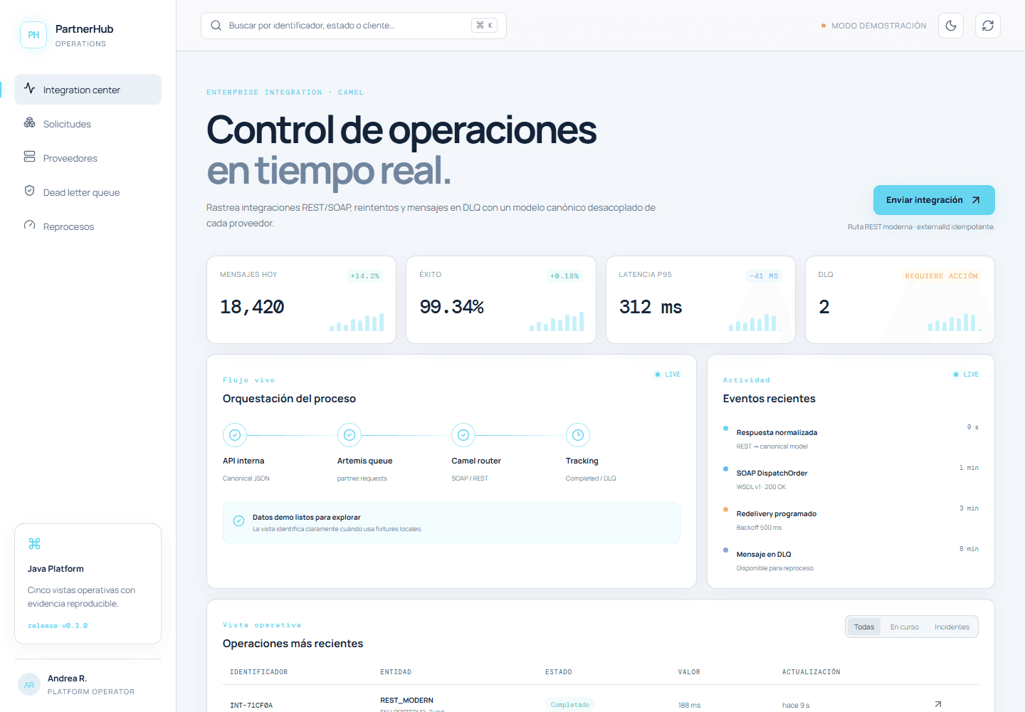 Vista previa: Partner Hub — integración REST y SOAP